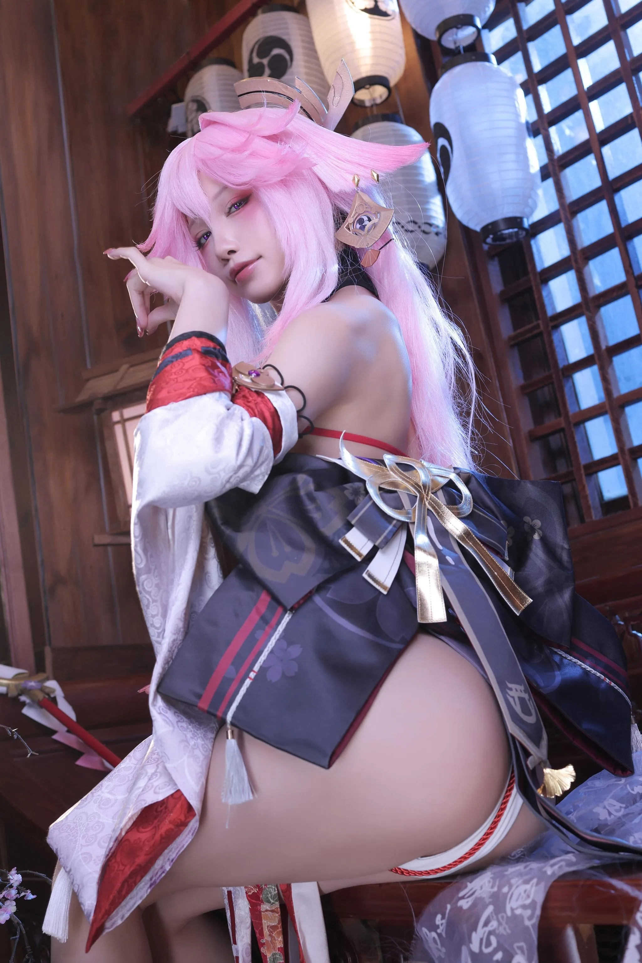 水淼Aqua – NO.128 新八重神子 [93P]插图4